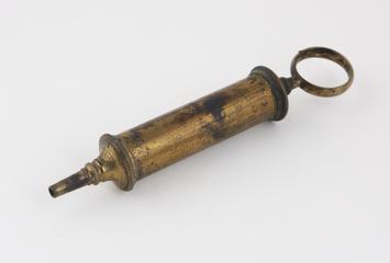 Metal syringe, 19th century