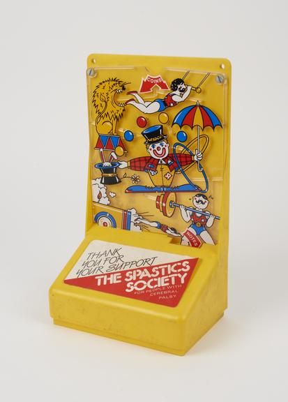 Spastics Society (now known as Scope) tabletop collecting box