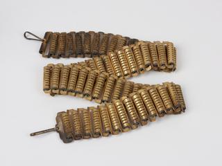 Pulvermacher belt made from a series of metal cylinders