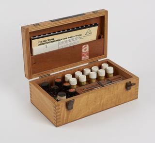 Asbestos Identification Kit from the Occupational Health Department of the London School of Hygiene and Tropical Medicine