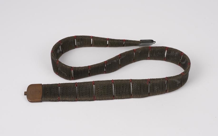 Galvanic Pulvermacher belt, English(?), or French(?), 1880-1920