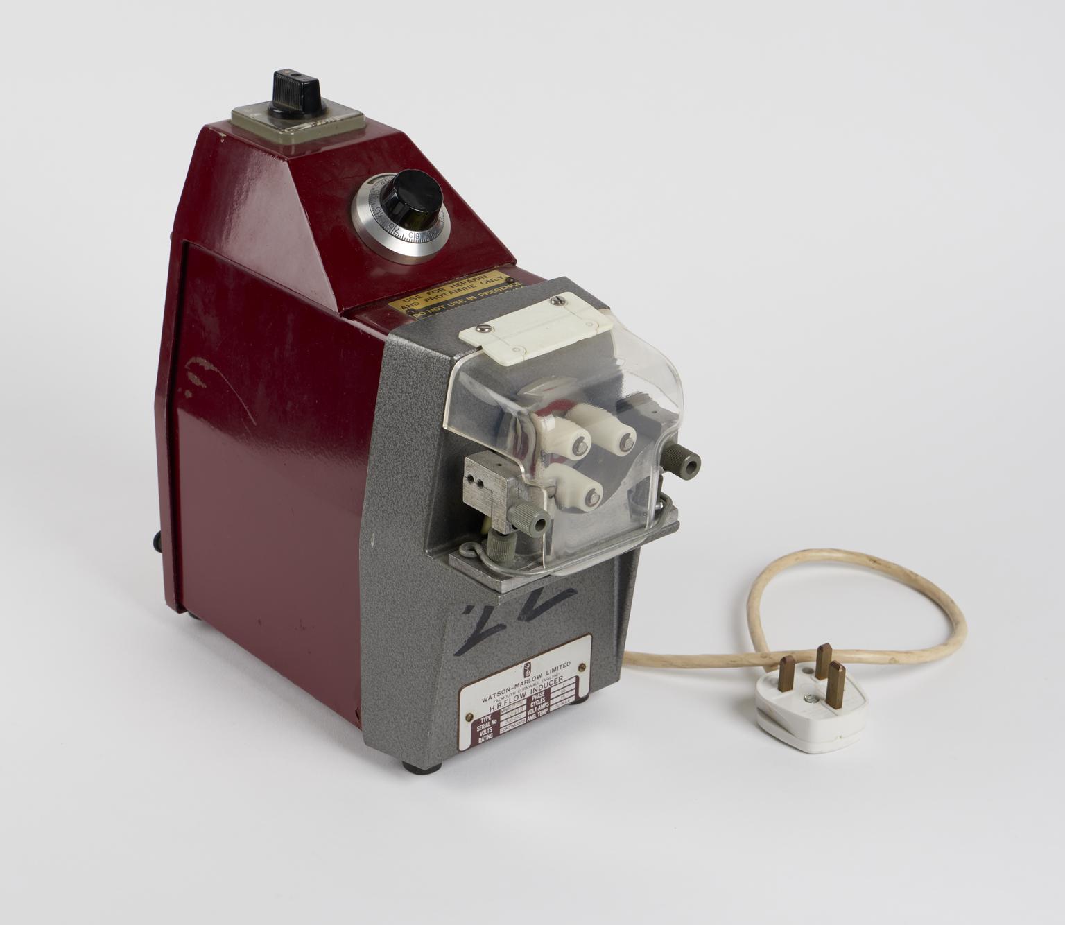 Flow Inducer Flow inducer for use with kidney dialysis machine | Science Museum ...