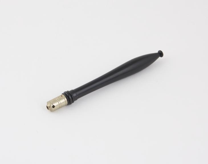 Electrode handle, steel and ebony, second half 19th century