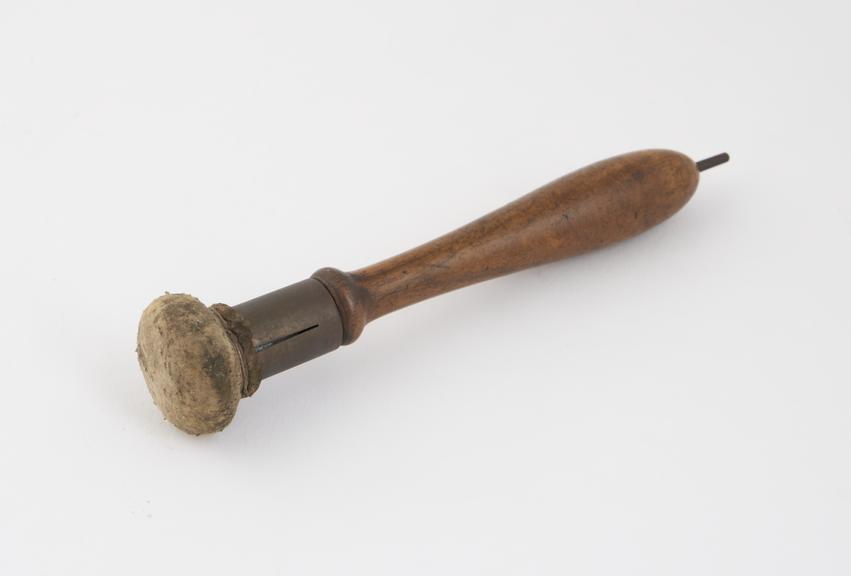 Excitator electrode with handle, probably English, 1890-1920