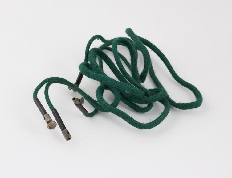 Electrical lead, probably for electrotherapy, European