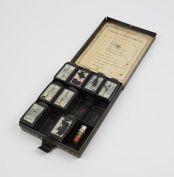 'Pills & Tablets' box, London, England, 1916