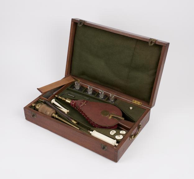 Tobacco resuscitator kit, England, 1785