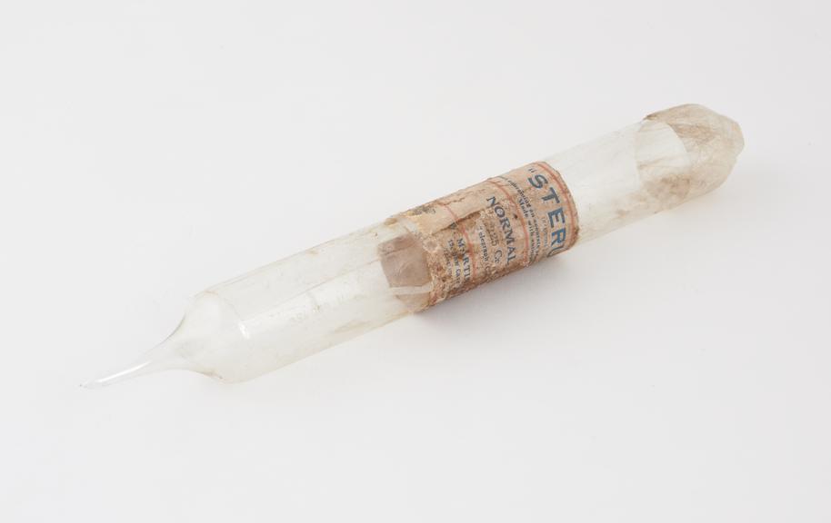 Saline solution in ampoule, 'sterules' by W