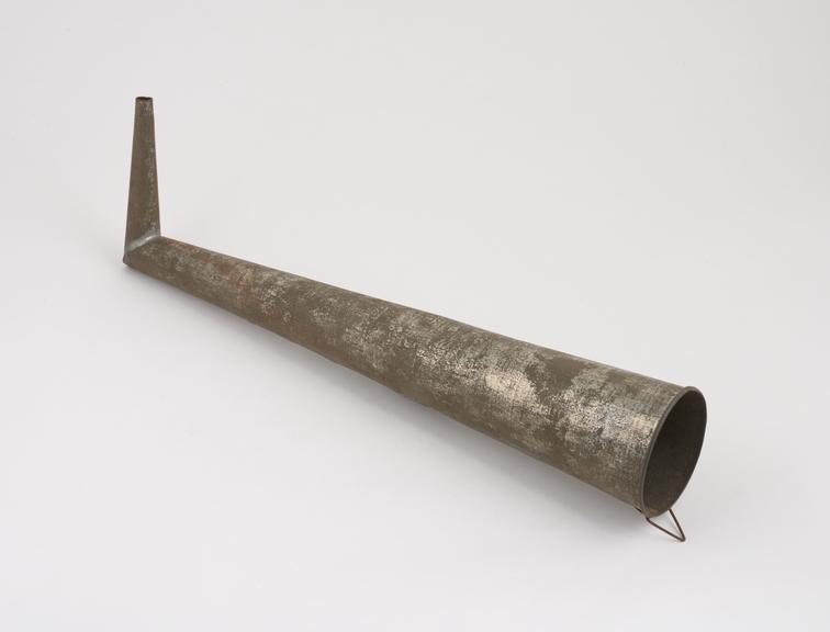 Enema tube, tin plate, from India, c.1920