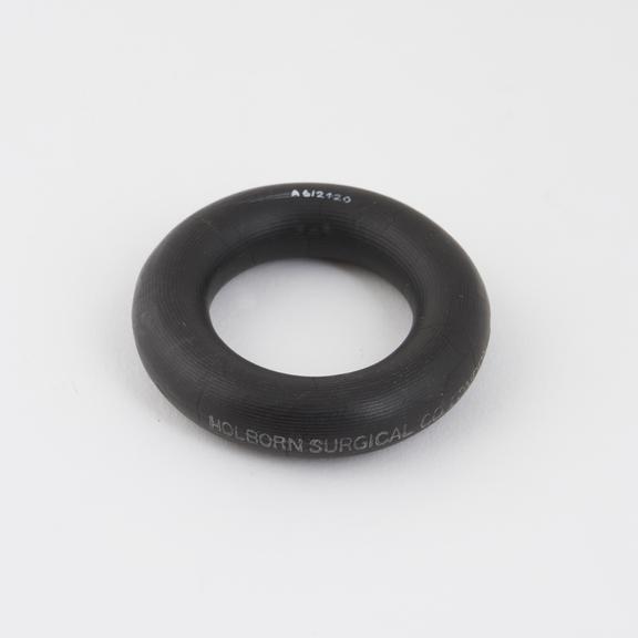 Pessary, supportive, ring, rubber, by Holborn Surgical Co