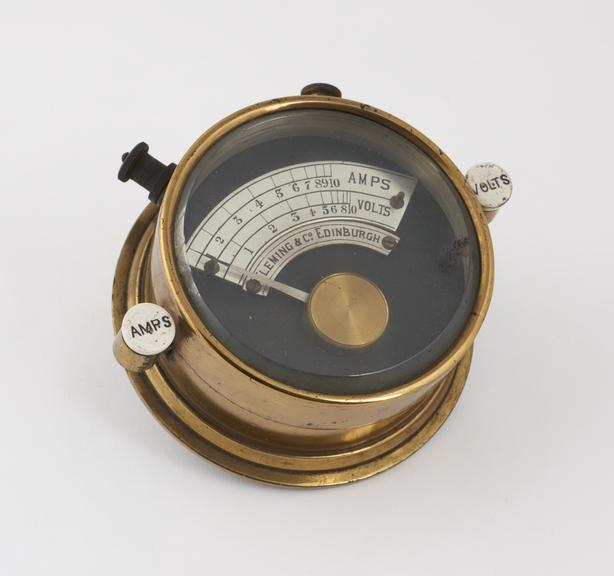 Combined voltmeter and ammeter, by Fleming and Co