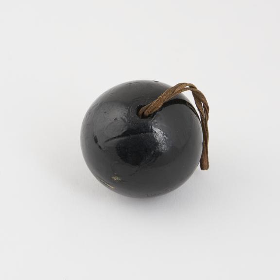 Pessary, supportive, gum elastic, globular, 1870-1930