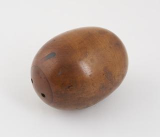 Pessary, supportive, boxwood, oviform, 1870-1930