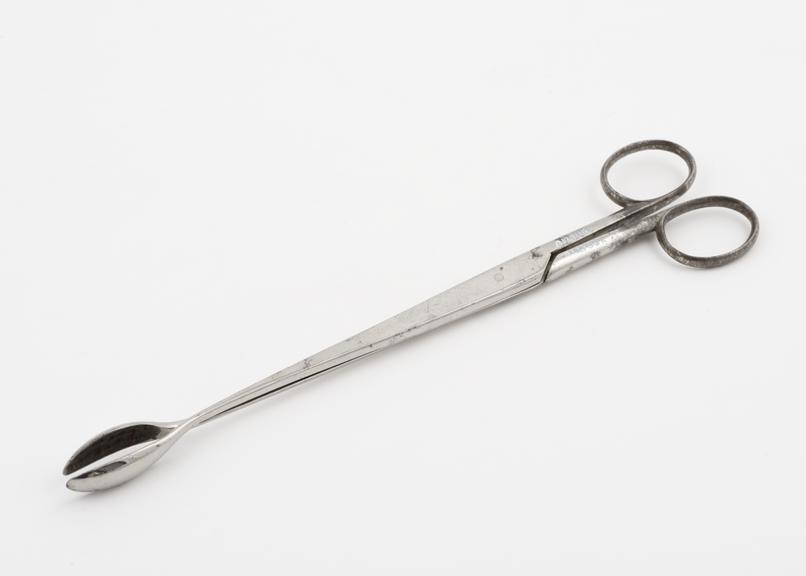 Lithotomy or bullet forceps with corss-action detachable shanks