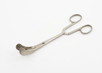 Small pair of curved lithotomy forceps