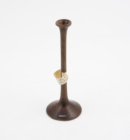 Fergusson's monaural stethoscope, turned beechwood, English