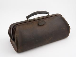 Leather surgical instrument case