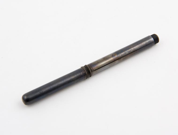 Silver nitrate pencil, with cap, for treating warts