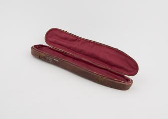 Empty case supposedly for rare 15th century knives