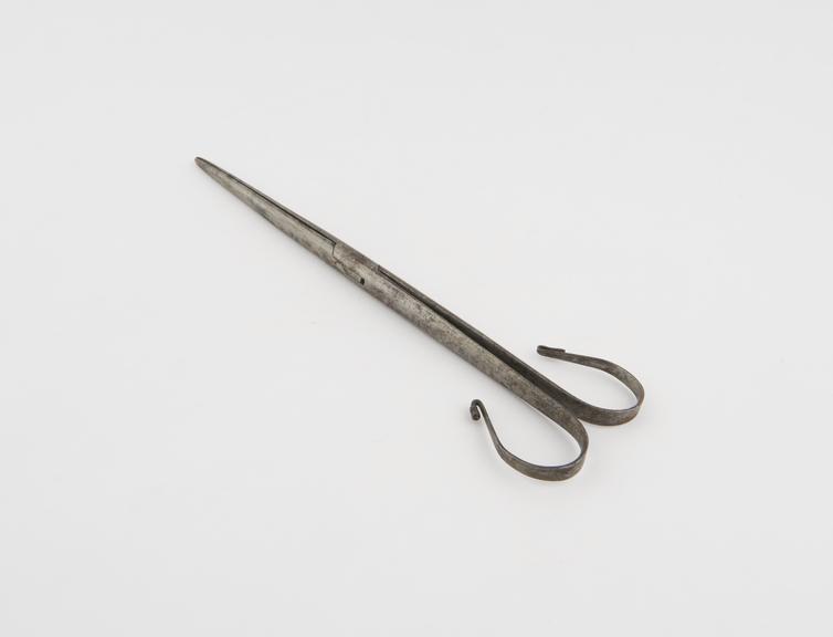 Uterine forceps, steel, 1750-1850