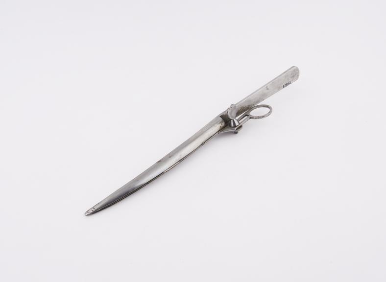 Hysterotome, steel, probably Italian, 1750-1850