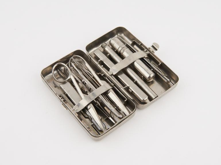 Pocket surgical instrument set, nickel plated steel