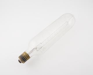 Clear electric lamp with a screw attachment