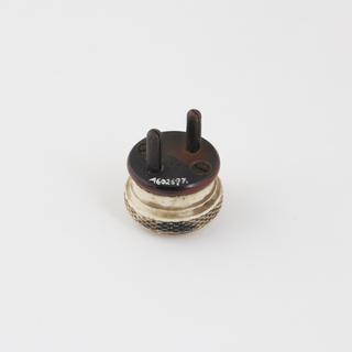 2-pin plug, hemicylindrical
