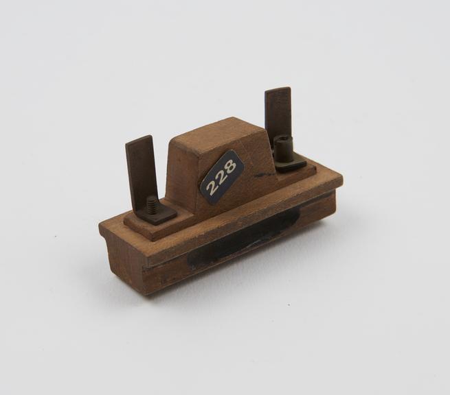 Wooden fuse carrier, 1900 to 1930