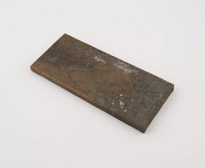 Brass consisting of equal parts of copper and zinc | Science Museum ...