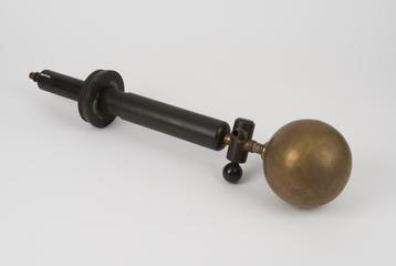 Pylon to generate spark, from Wimshurst machine, from King's College Hospital, 1851-1910