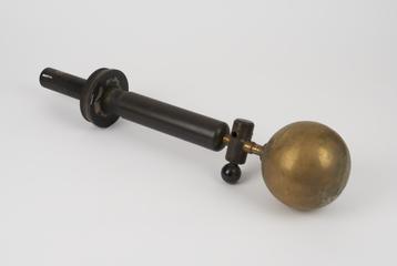 Pylon to generate spark, from Wimshurst machine, from King's College Hospital, 1851-1910