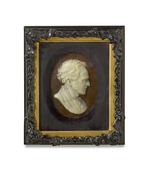 Wax portrait of Benjamin Lewis Vulliamy (1780 – 1854)