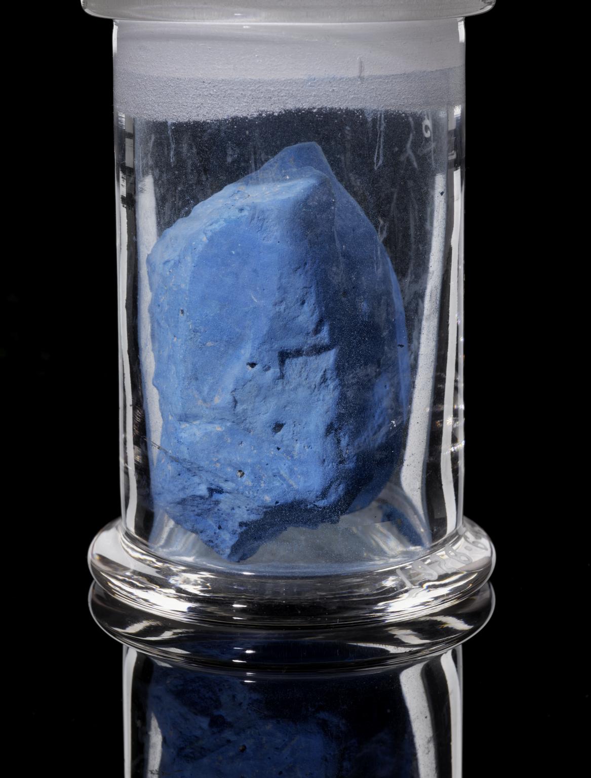 Lump of blue frit | Science Museum Group Collection