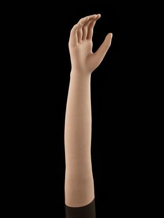 Skin coloured glove for Bebionic prosthetic hand