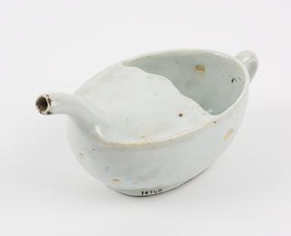 Pap boat or invalid feeding cup