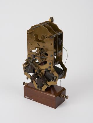 Pond Self-Winding Electric Clock by Chesters H. Pond