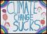 Protest sign used at the youth strike against climate change in