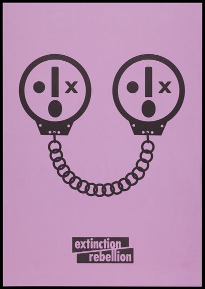 'Pink' A3 poster created by the climate campaigning