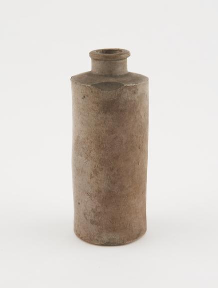 Small stoneware bottle, English, 1751-1900