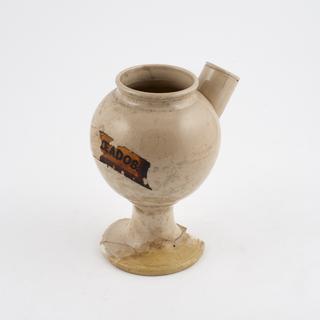 Syrup jar for red poppy syrup