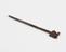 Ebony hairpin, blunt-ended