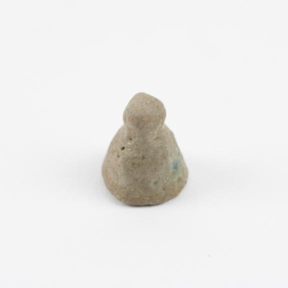 Grey cone earplug with spheroid at vertex