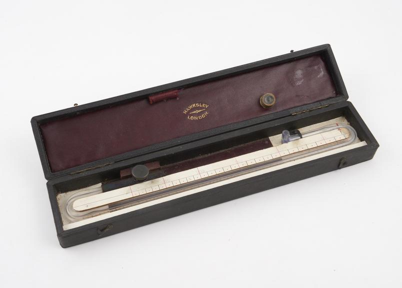 Manometer, for sphygmomanometer, by Hawksley, in case