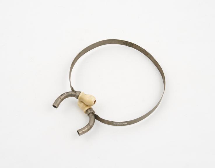 Ear piece from Haydn Brown's binaural stethoscope