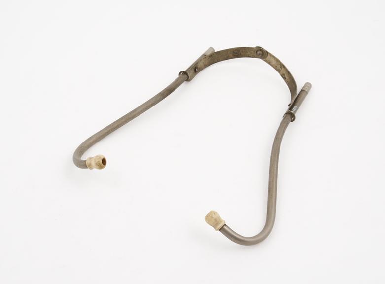 Ear-piece from binaural stethoscope, made  by Best, London