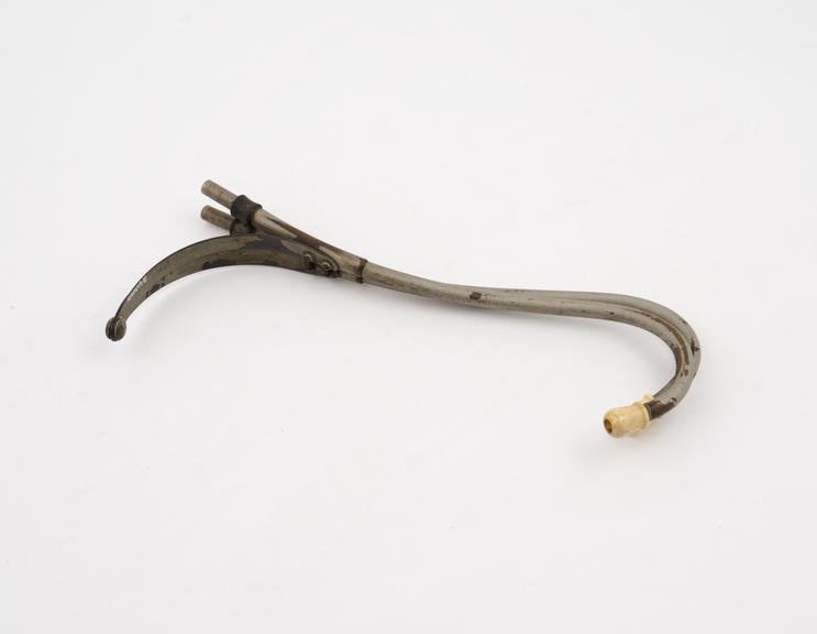 Ear-piece from binaural stethoscope, English(?), 1861-1930