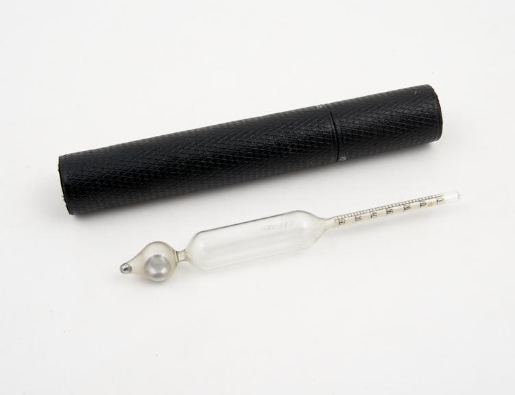 Hydrometer for use as diabetes-testing uriameter, English