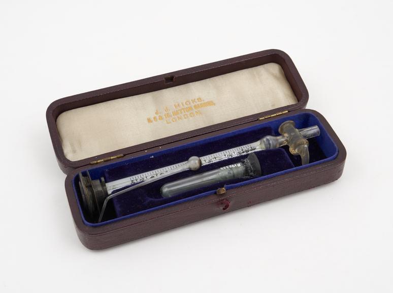 Manometer from Hill and Barnard sphygmomanometer