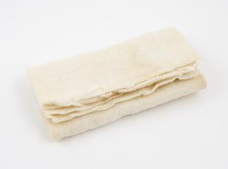 Piece of lint from neurosurgical bag